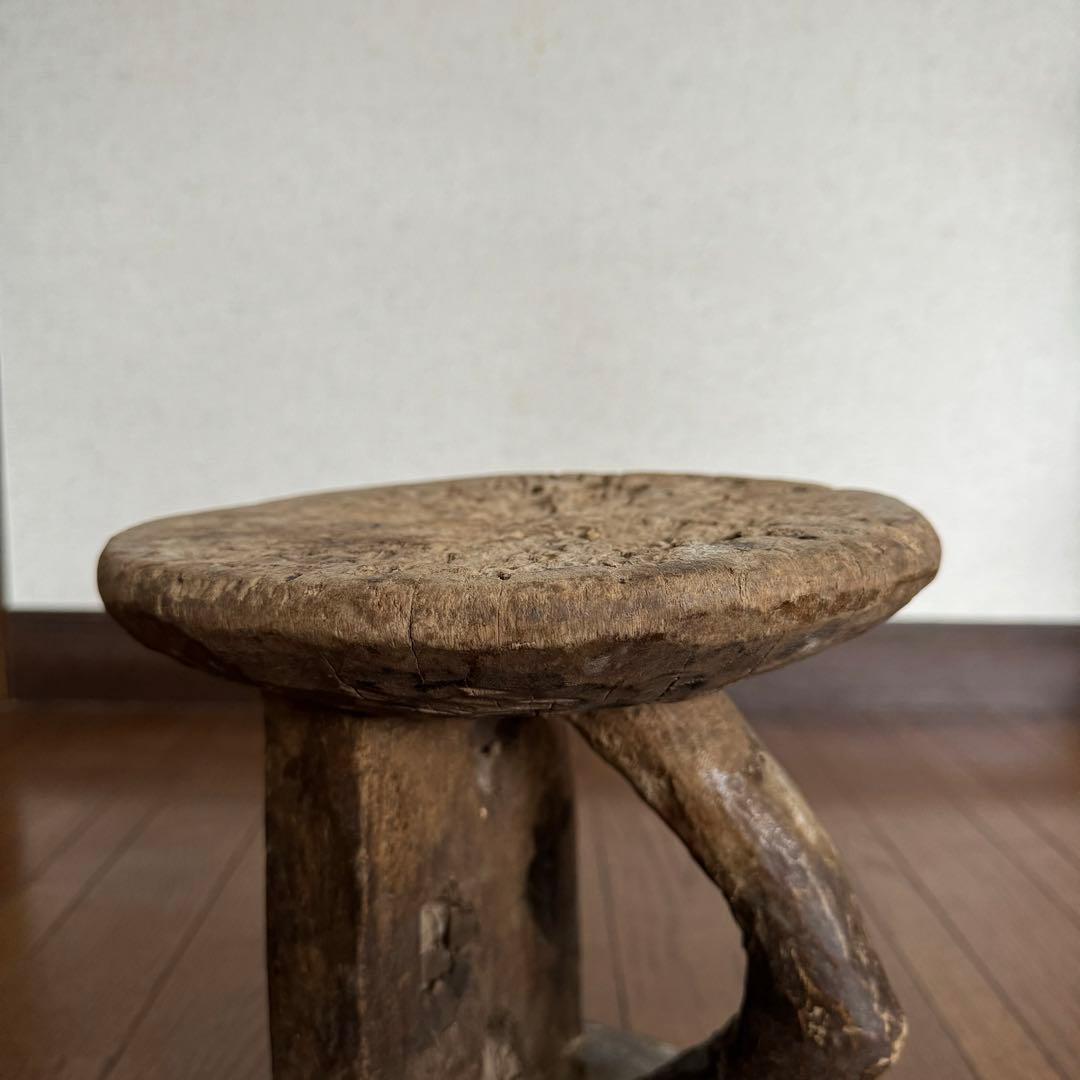 ジンバブエ トンガ族 スツール a アフリカ 民藝 民芸 古道具 ビンテージ