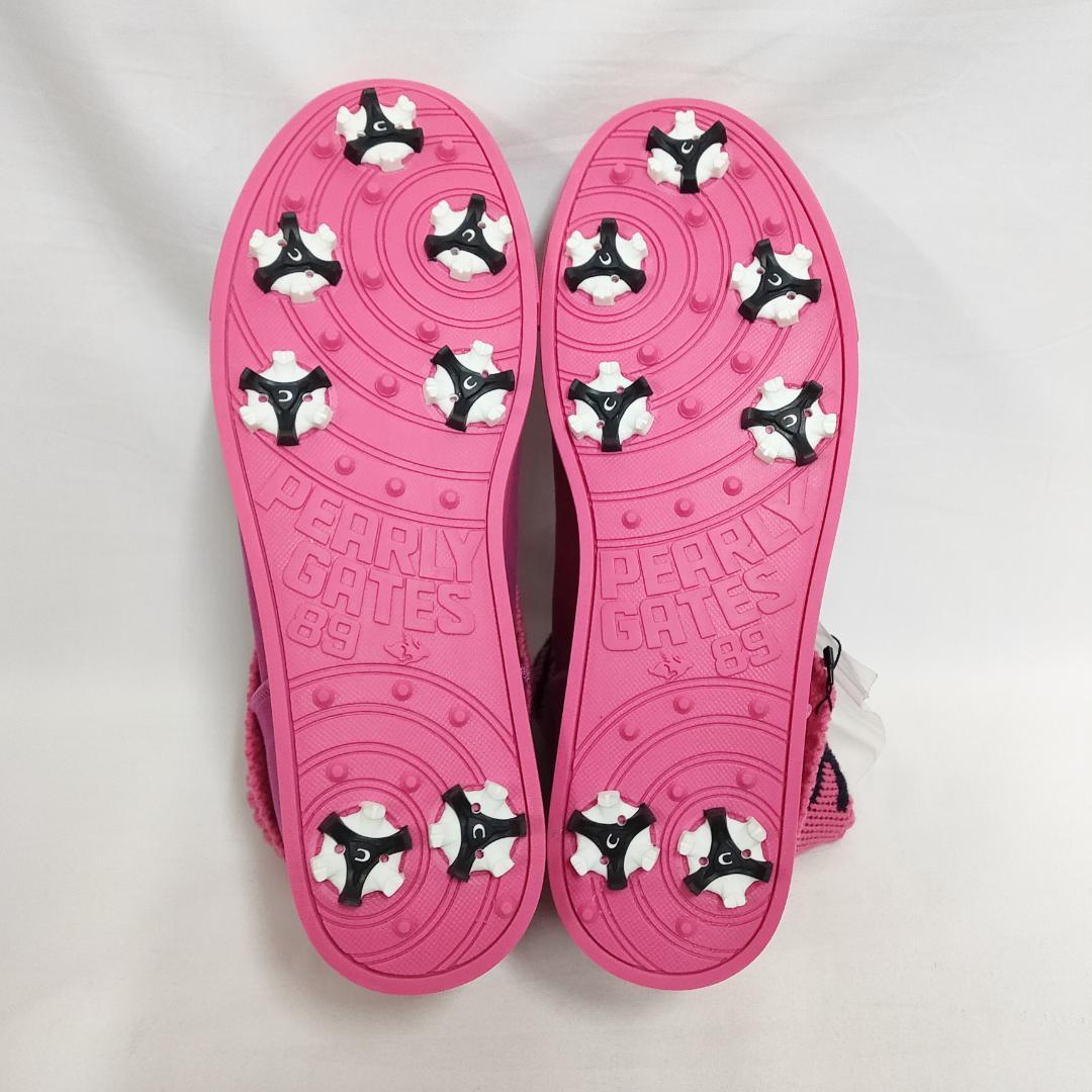 ○★新品 未使用 PEARLY GATES ヌバック×リブニットショートブーツ