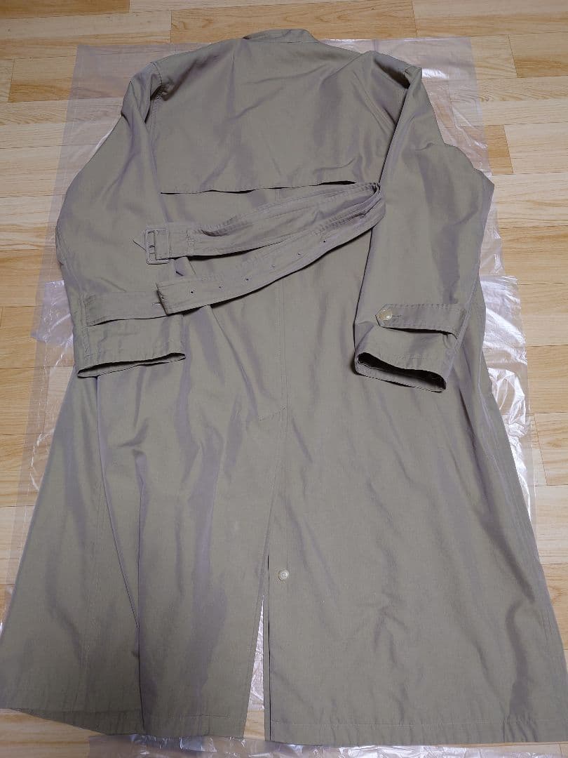 ジャケット・アウター WASHED FINX CUPRO TWILL LONG COAT