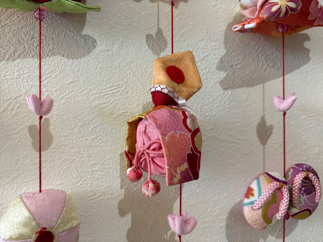 可愛いつるし雛No.169 壁掛けタイプ・ひな祭り・桃の節句・さげもんつるし飾り