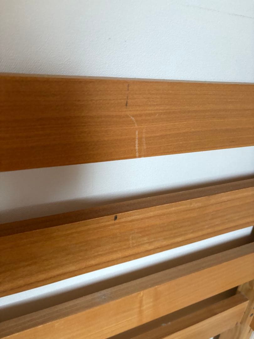 無印良品(MUJI) オーク材 セミシングル ハイベッド