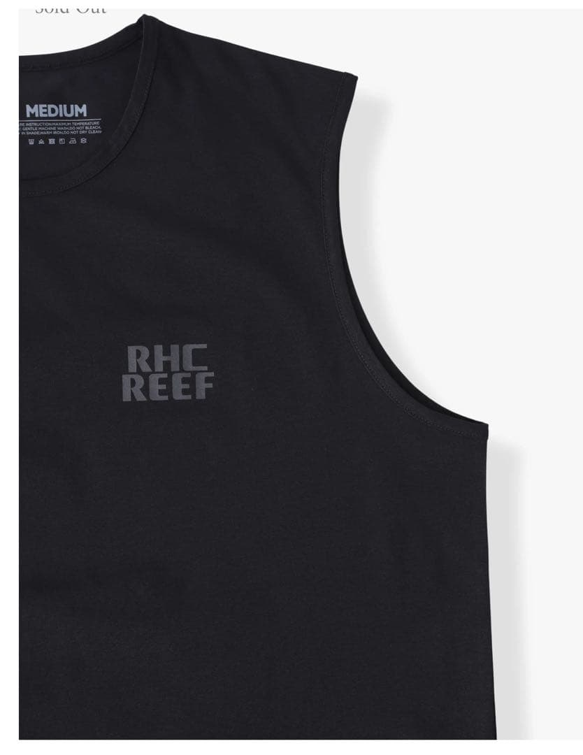 RHC REEF ブラック ラッシュ タンクトップ L ロンハーマン 新品
