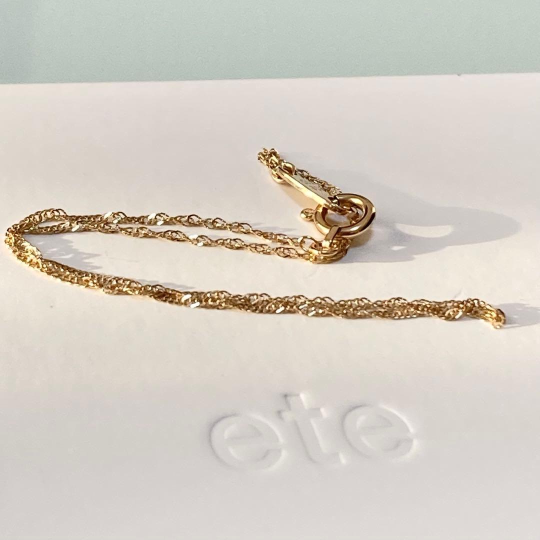 ete K10YG スクリューチェーン ブレスレット 未使用