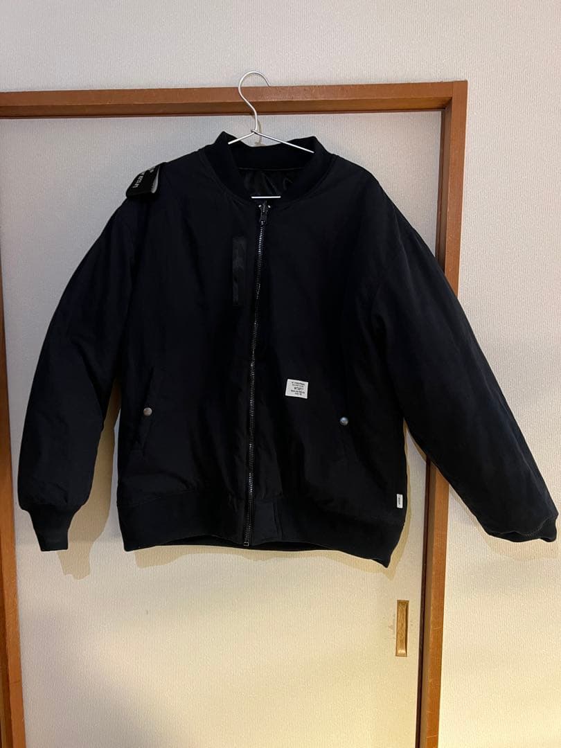 WTAPS ブラック ボンバージャケッ　サイズ03