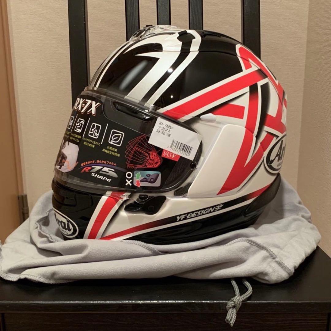 アライ RX-7X NAKANO X 59〜60 Arai ヘルメット