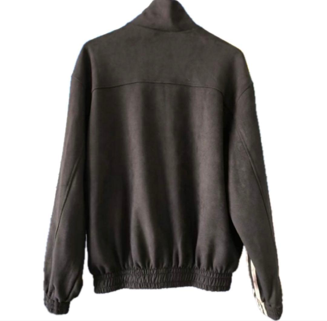 L 黒　adidas originals スエード トラックジャケット