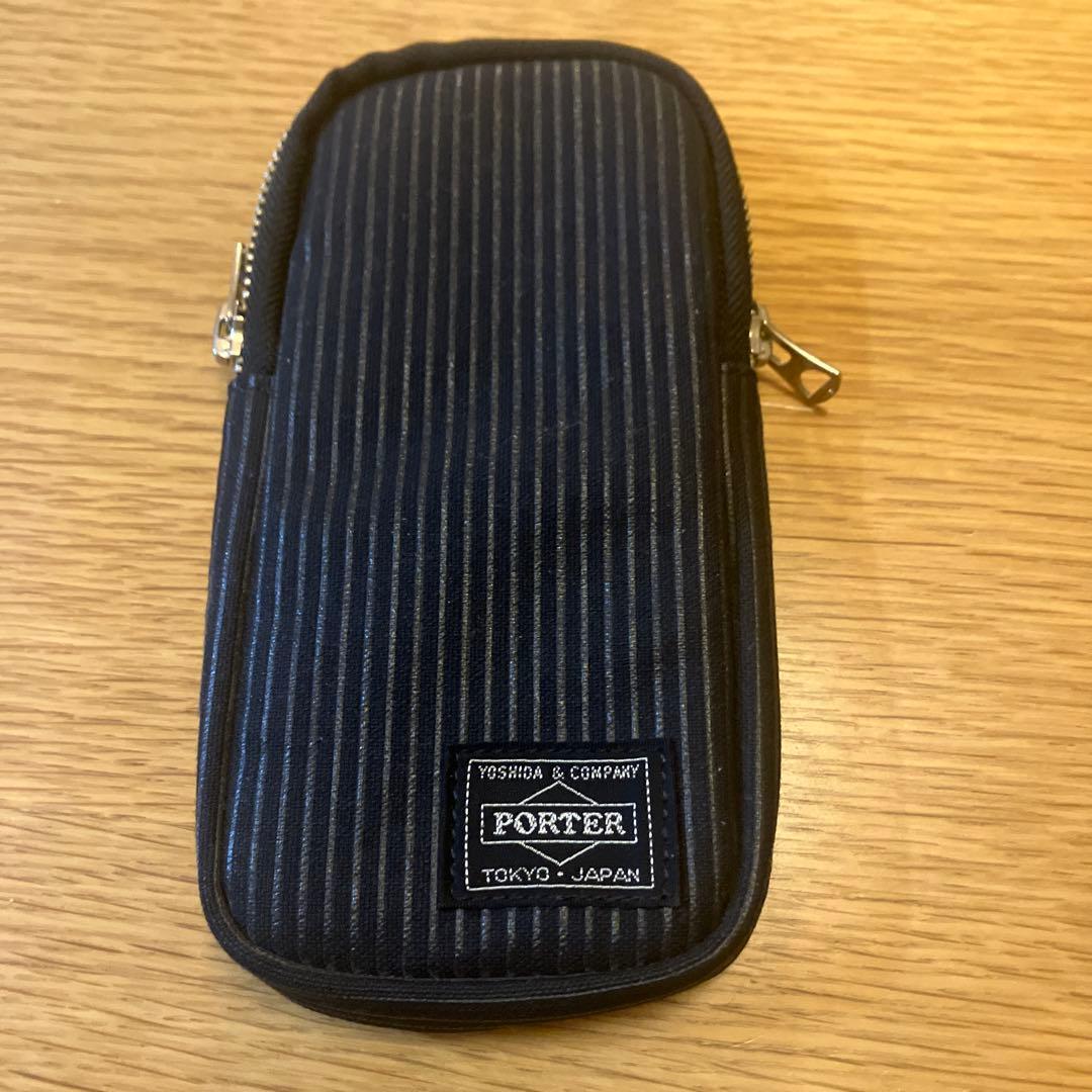 PORTER ストライプ　筆箱　ポーチ