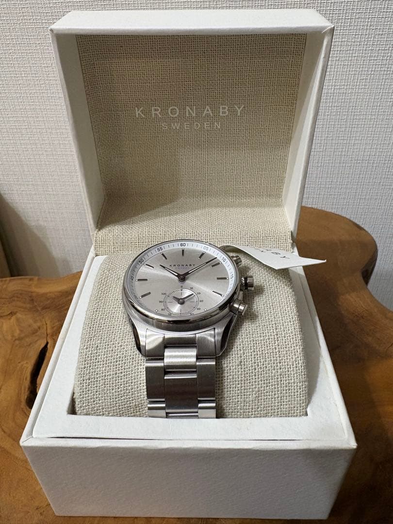 【新品】クロナビー　スウェーデン　時計　定価7万円の商品