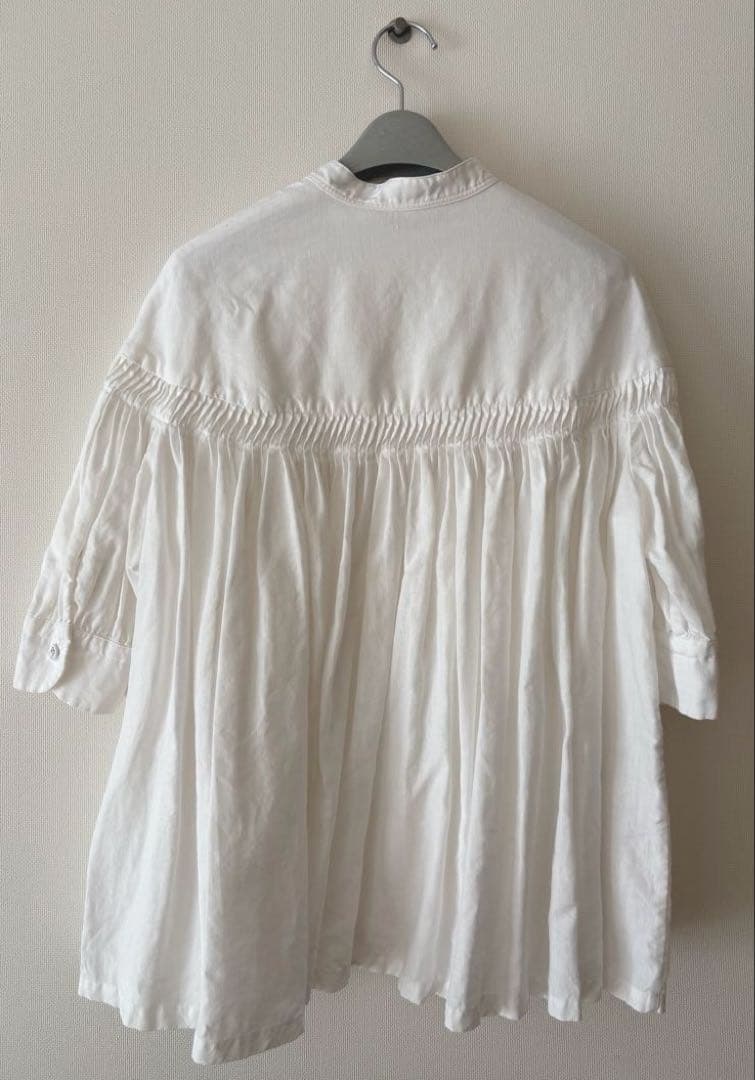 【最終値下げ】scye サイ リネンタックブラウス 半袖　希少40