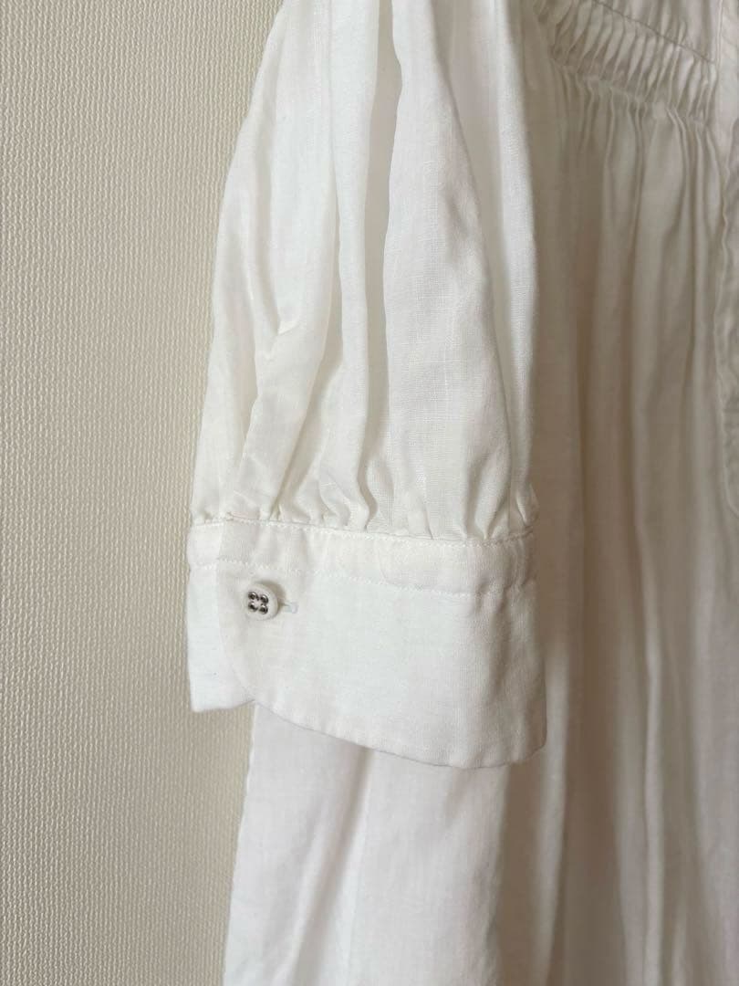 【最終値下げ】scye サイ リネンタックブラウス 半袖　希少40