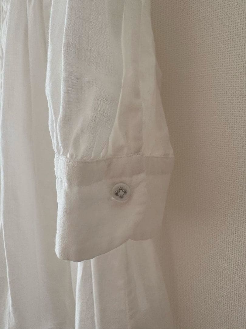 【最終値下げ】scye サイ リネンタックブラウス 半袖　希少40
