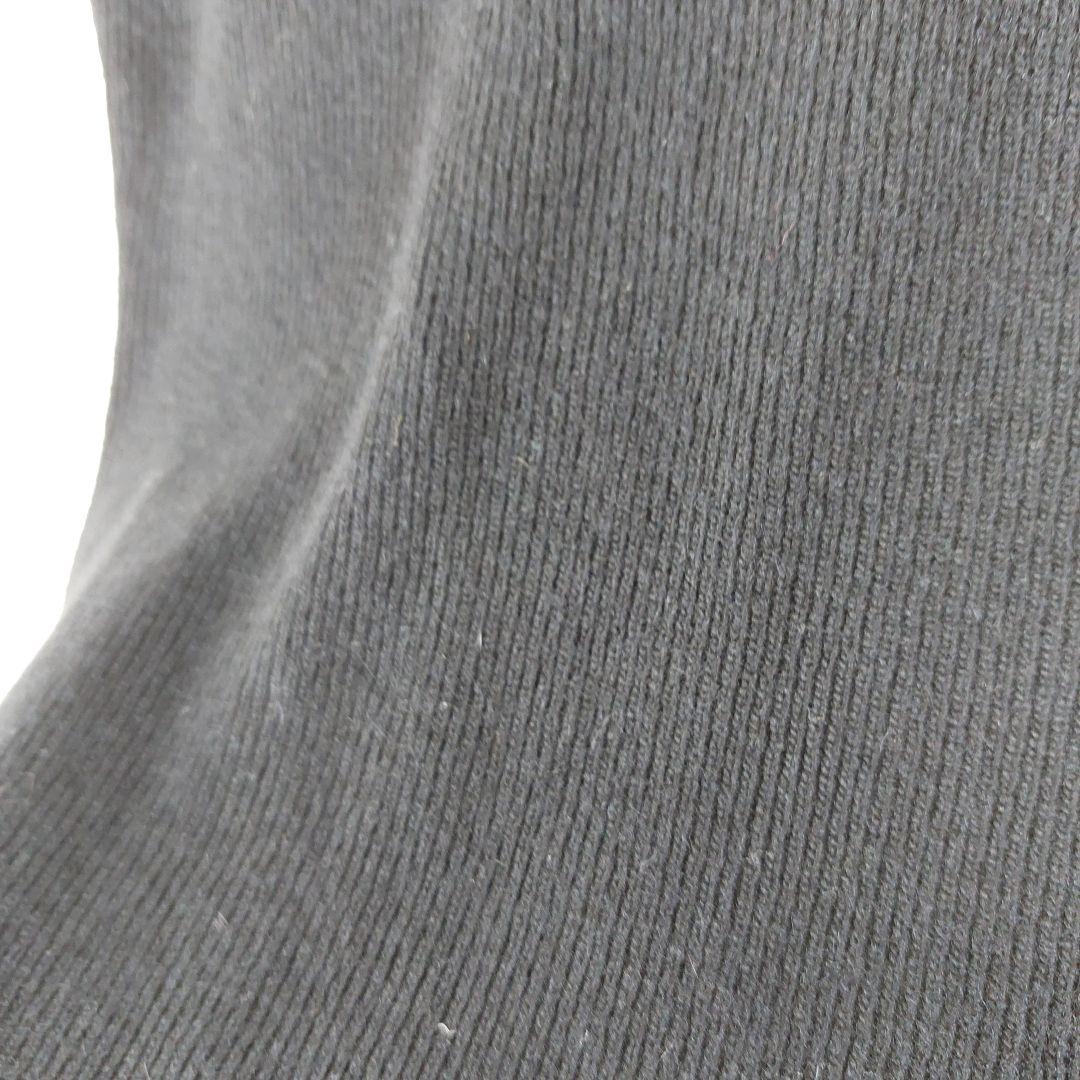 レッドヴァレンティノ カシミヤアンゴラ入 フリル フレンチニット M ブラック