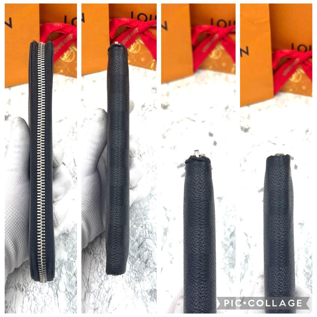 【極美品】 ルイヴィトン ダミエ グラフィット ヴェルティカル 長財布