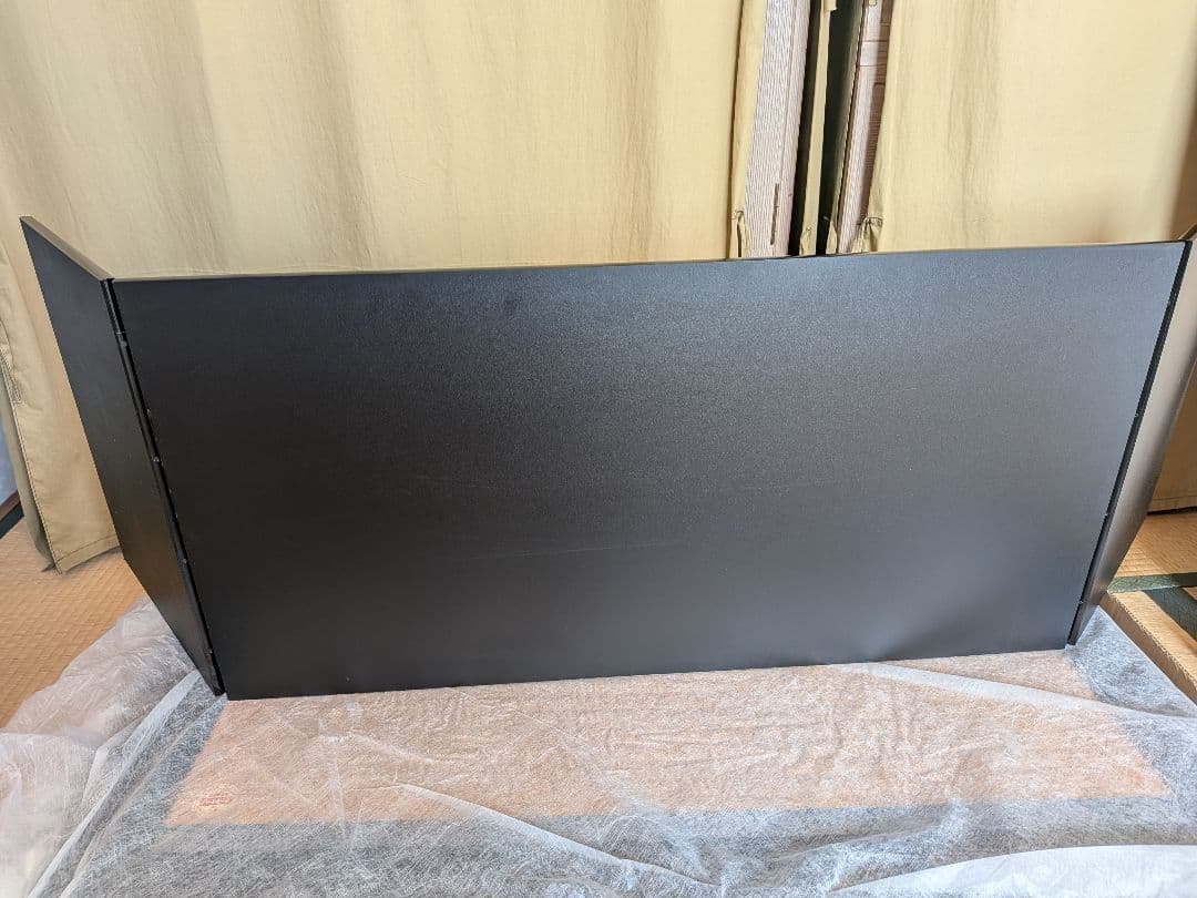 紫色 鶴の飾り用屏風　雛飾り台セット