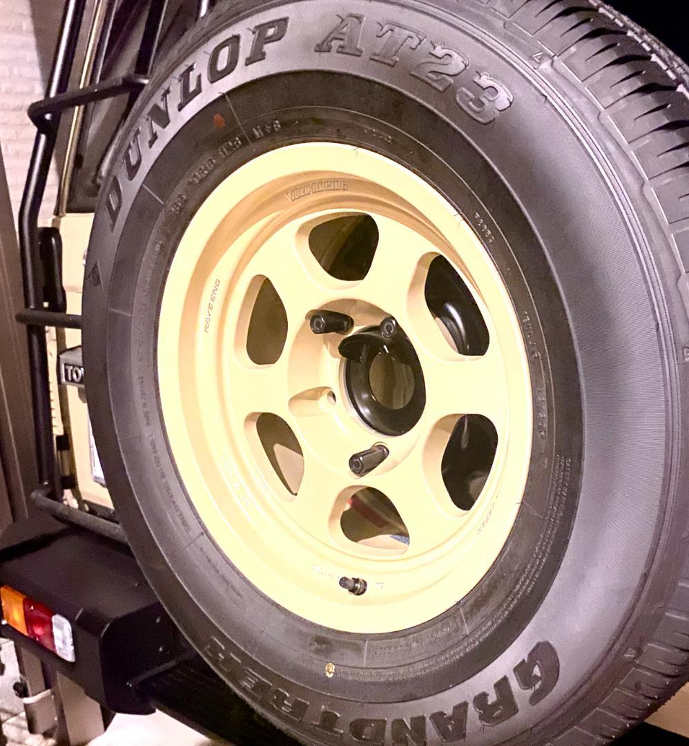 【海外トヨタ純正・新品】ランクル70 スペアタイヤブラケット再再販 GDJ76