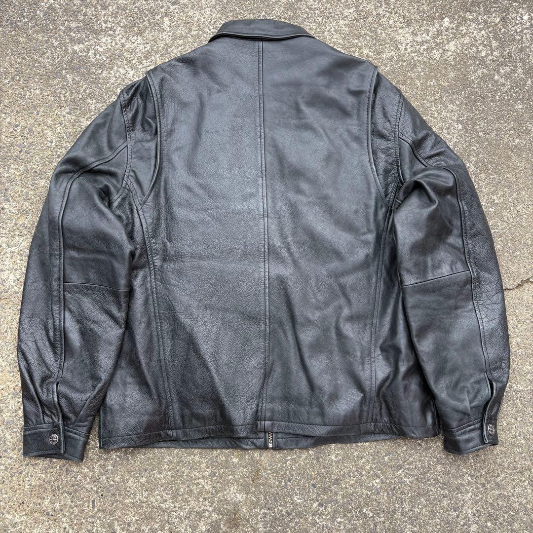 90s WILSONS シングルライダースジャケット　ライナー付き