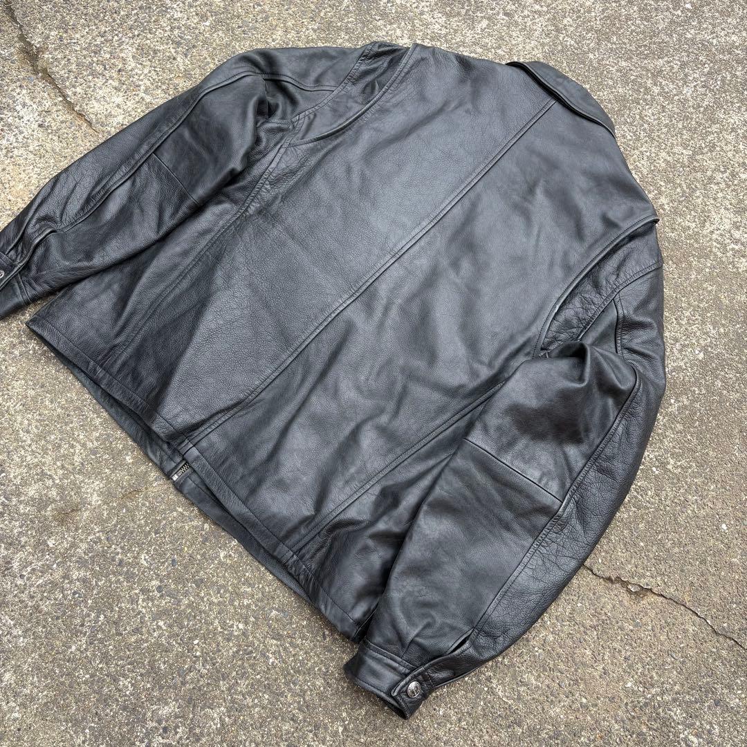 90s WILSONS シングルライダースジャケット　ライナー付き