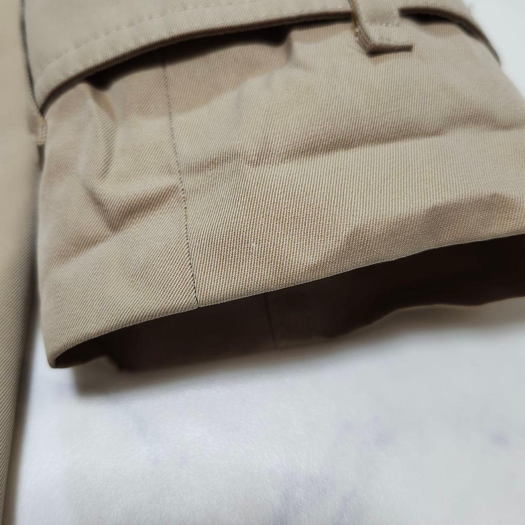 バーバリーロンドン　トレンチコート　シングル　メガチェック　38　ベージュ