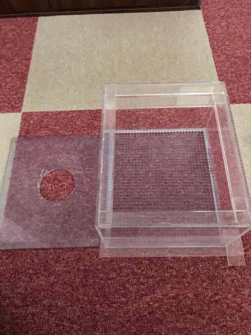 【特注品】90cmアクリルWオーバーフロー水槽(本水槽+リフジュウム水槽)