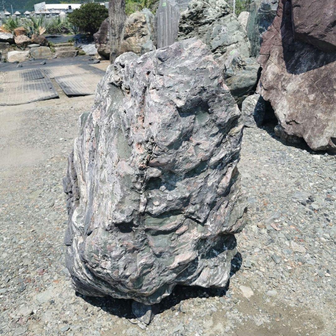 北海道産　三石　262キロ　庭石　鑑賞石 石　庭　坪庭　ガーデニング