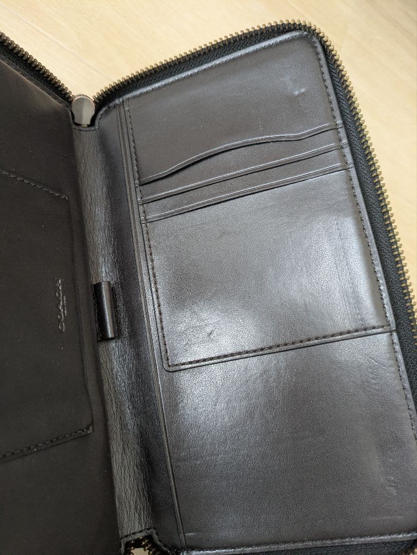 【美品】COACH トラベルオーガナイザー 長財布 大容量