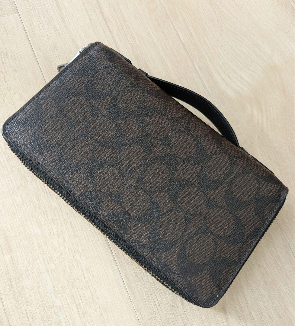 【美品】COACH トラベルオーガナイザー 長財布 大容量