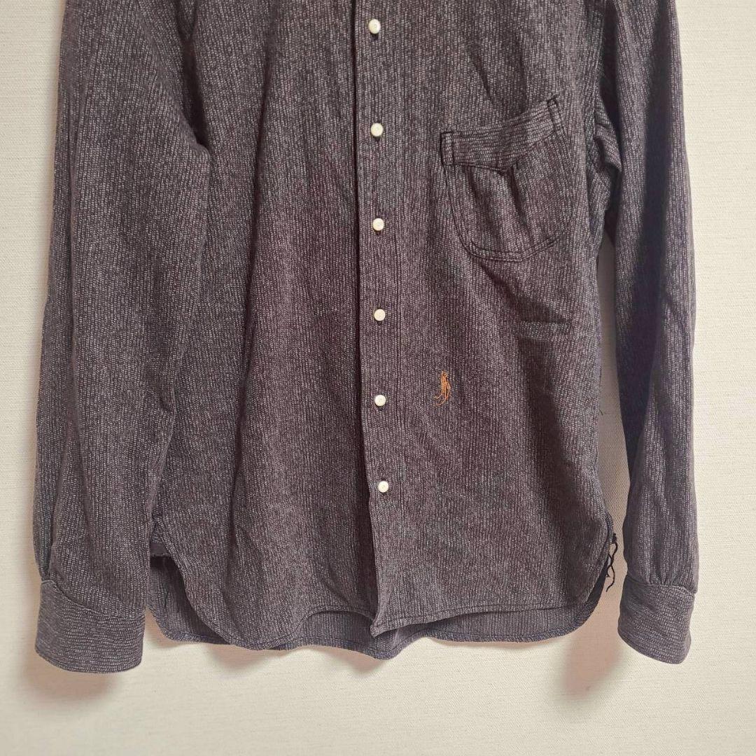 オールドジョー 長袖 シャツ ビーチクロス ゴマ塩 ワークシャツ 38