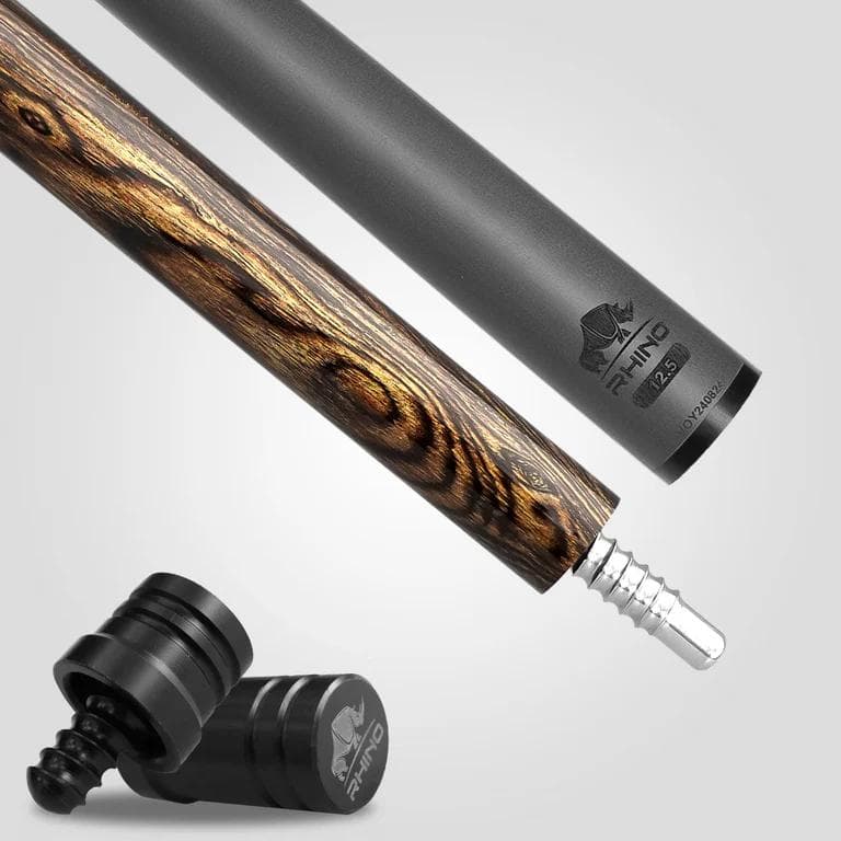 【新品】【Rhino】レトロ カーボン プールキュー ボコテ ラップレス