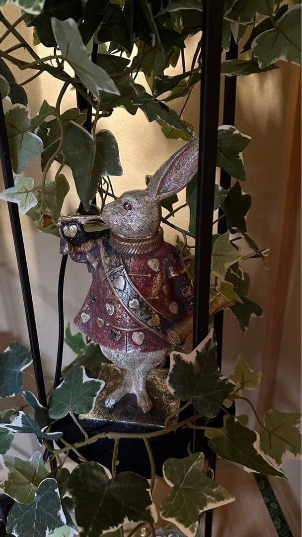 【1点もの】イミテーショングリーン フロアライト オブジェ2点おまけ【引取限定】