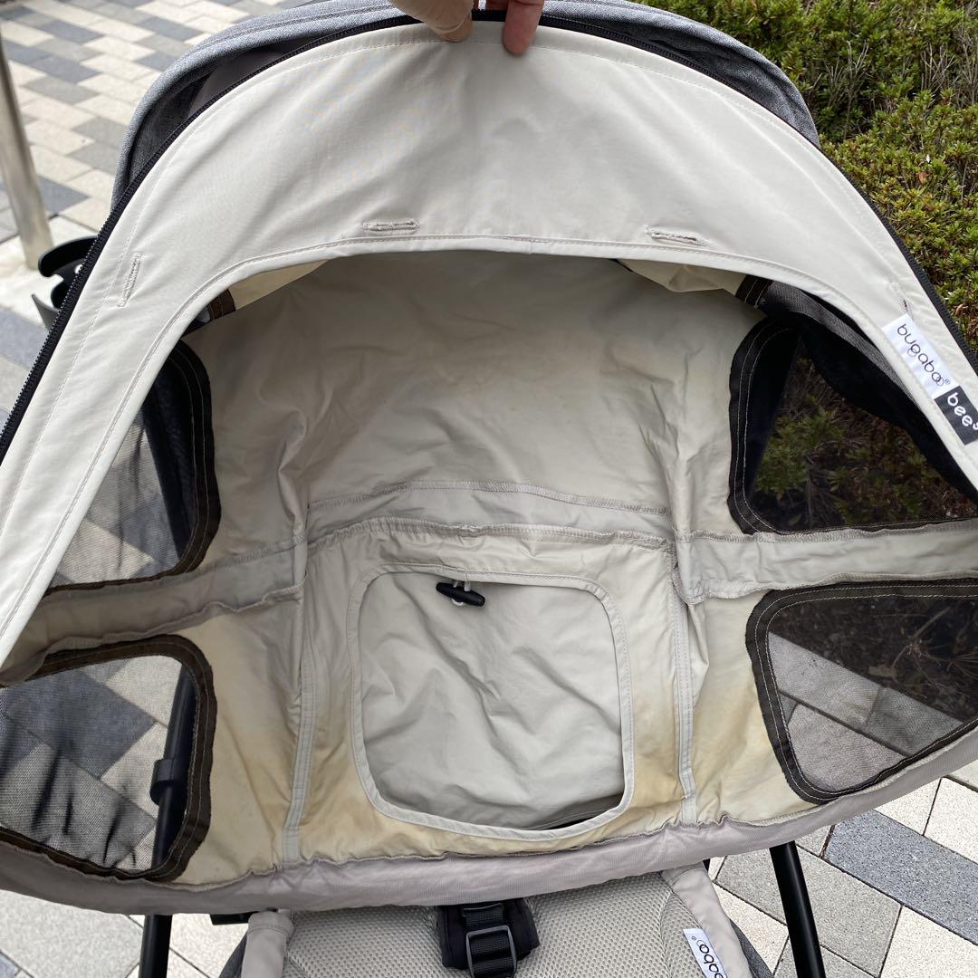 【美品】bugaboo bee5ベビーカー メランジグレー&ブラック　付属品有