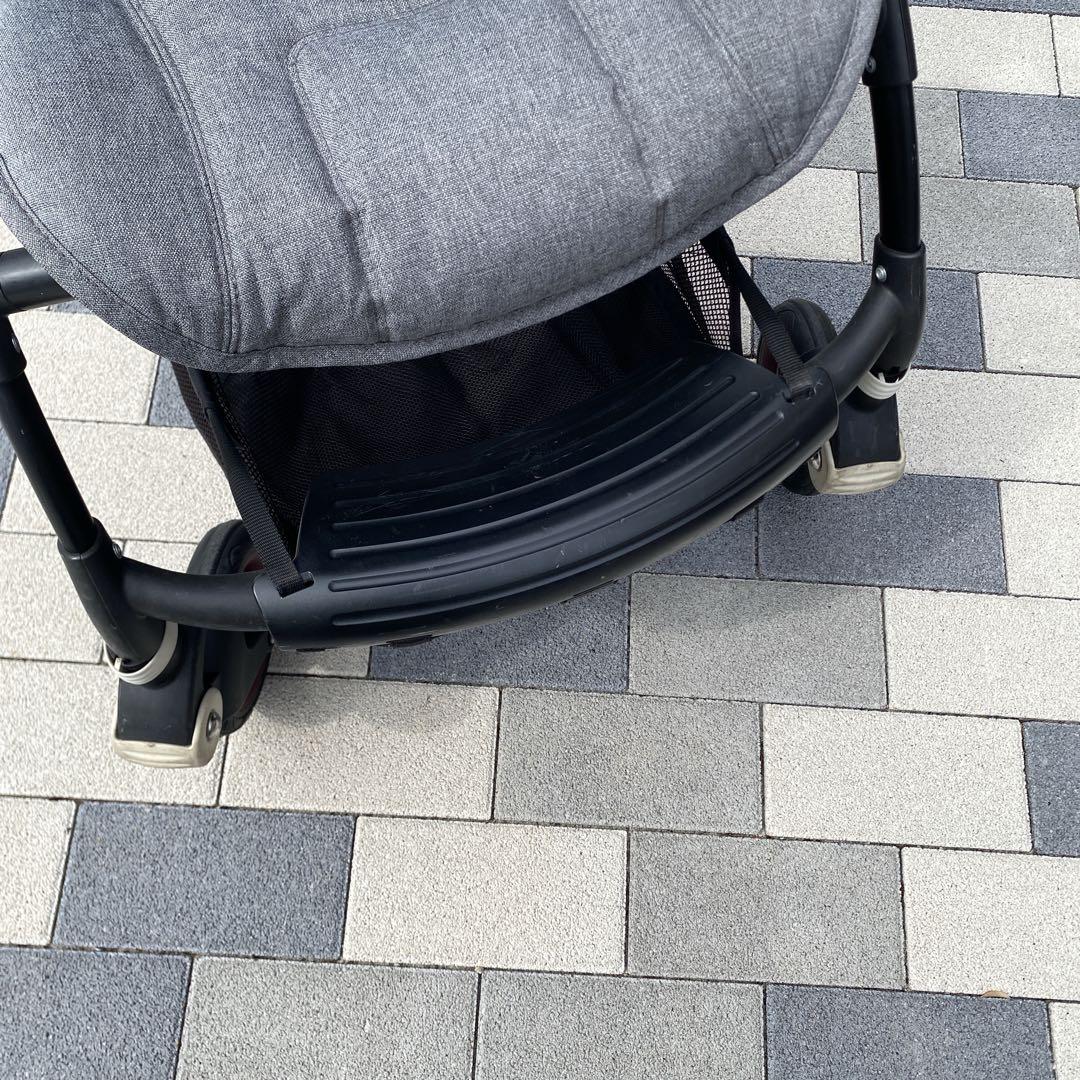 【美品】bugaboo bee5ベビーカー メランジグレー&ブラック　付属品有
