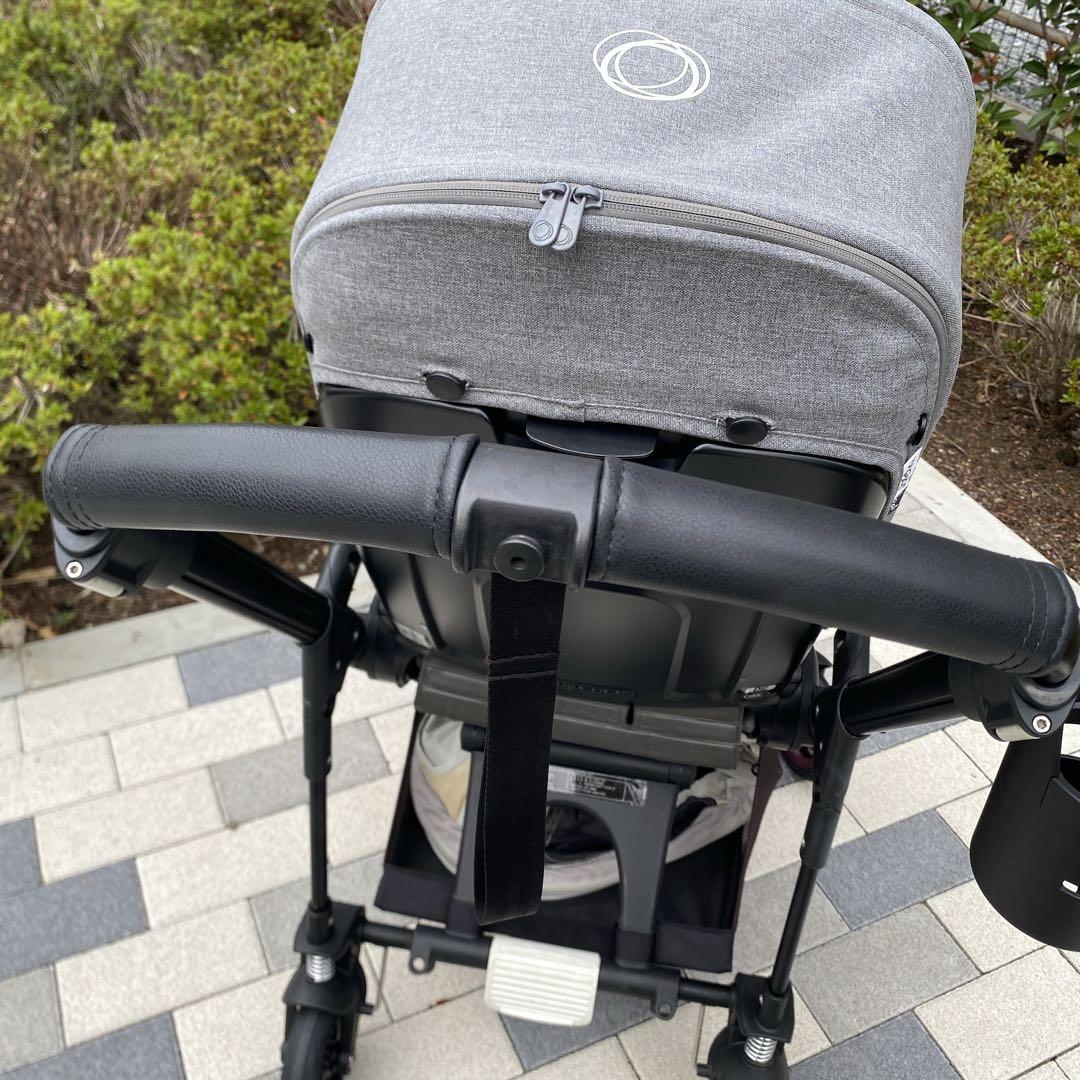 【美品】bugaboo bee5ベビーカー メランジグレー&ブラック　付属品有