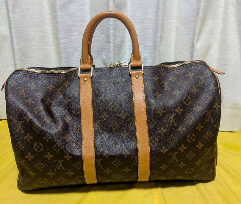 ルイ・ヴィトン キーポル45ボストンバッグ ブラウンFL1012