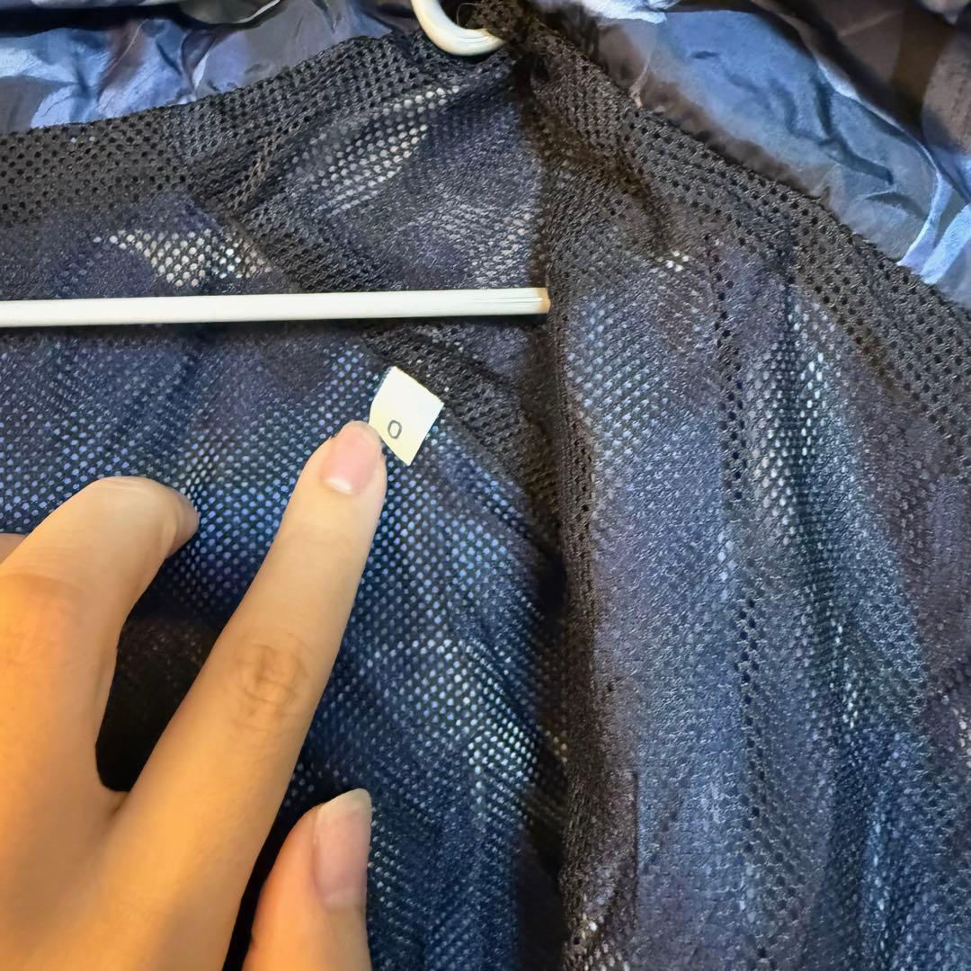 【美品】MONCLER 花柄ジャケット ネイビー 0 スプリングコート