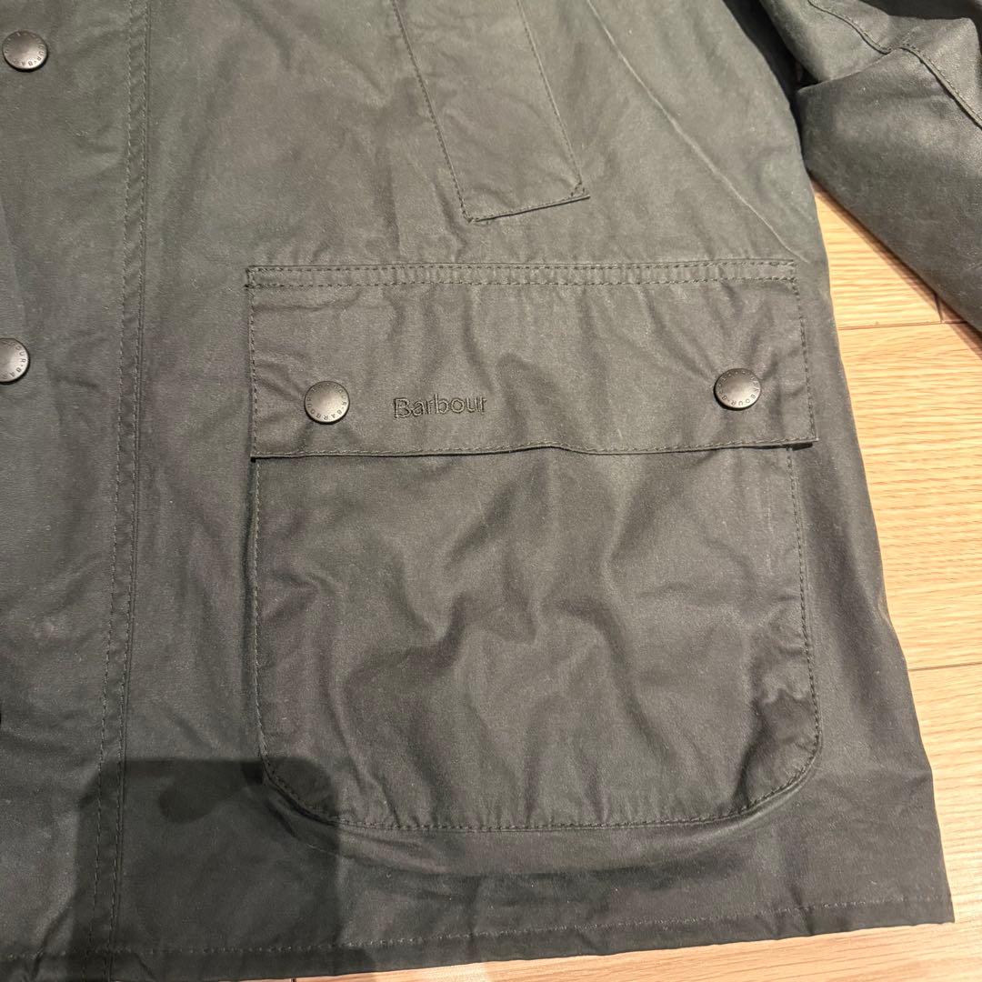 【タグ付】Barbour OS Bedale ワックスコットン 38 SAGE
