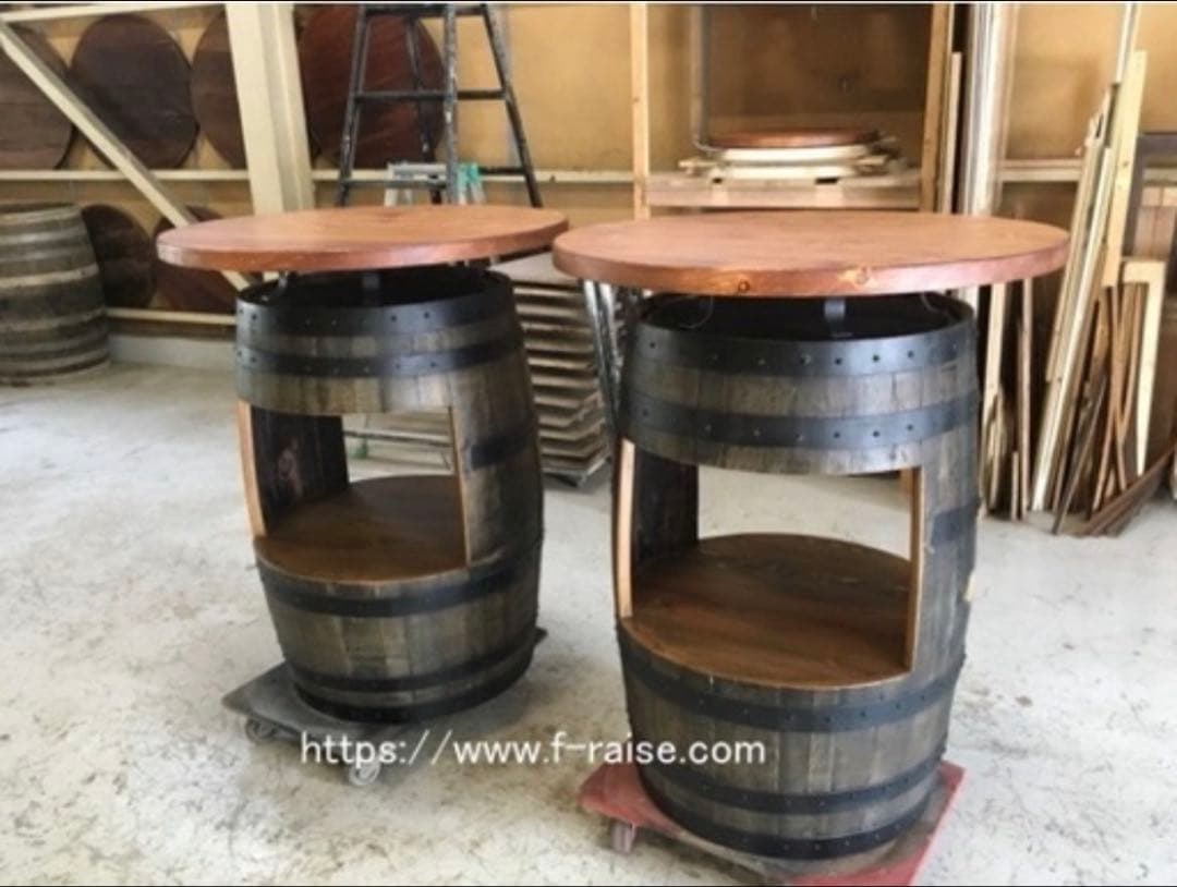 希少ビンテージウィスキー樽カウンターテーブル