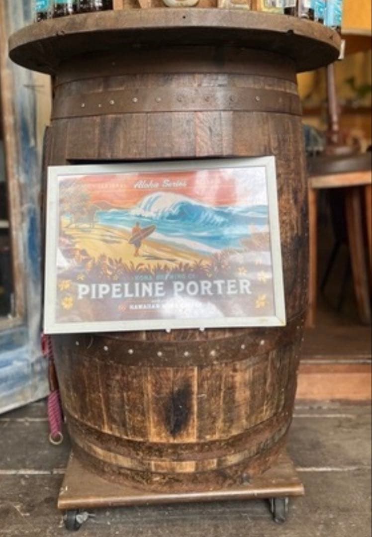 希少ビンテージウィスキー樽カウンターテーブル