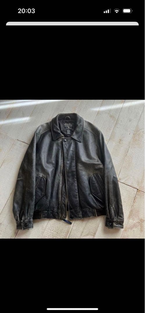 エディーバウアー　レザージャケット