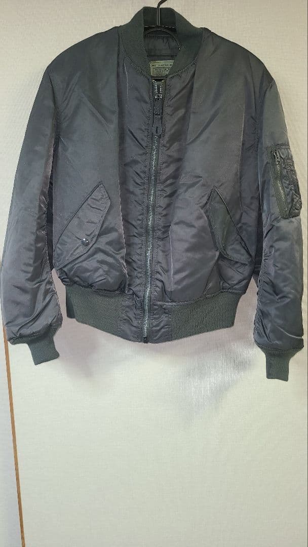 ALPHA INDUSTRIES MA-1 USA製 グランドクルー L