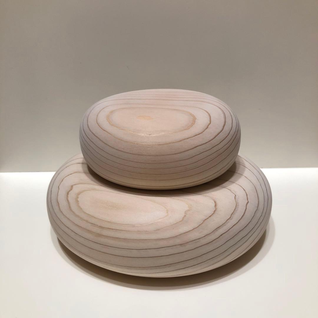 サワラの木製鏡餅　正月飾り