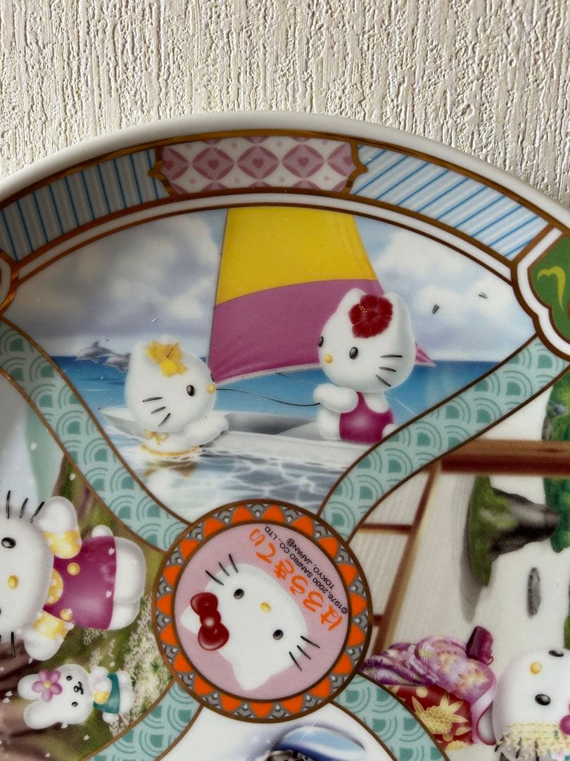 レア　ハローキティー　大皿　絵皿　当選品