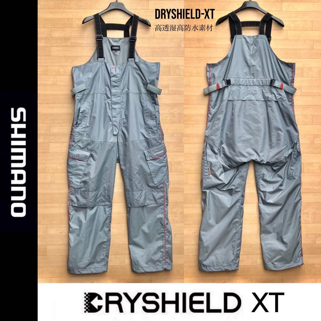 3L シマノ ドライシールド-XT マリンサロペット フィッシングパンツ