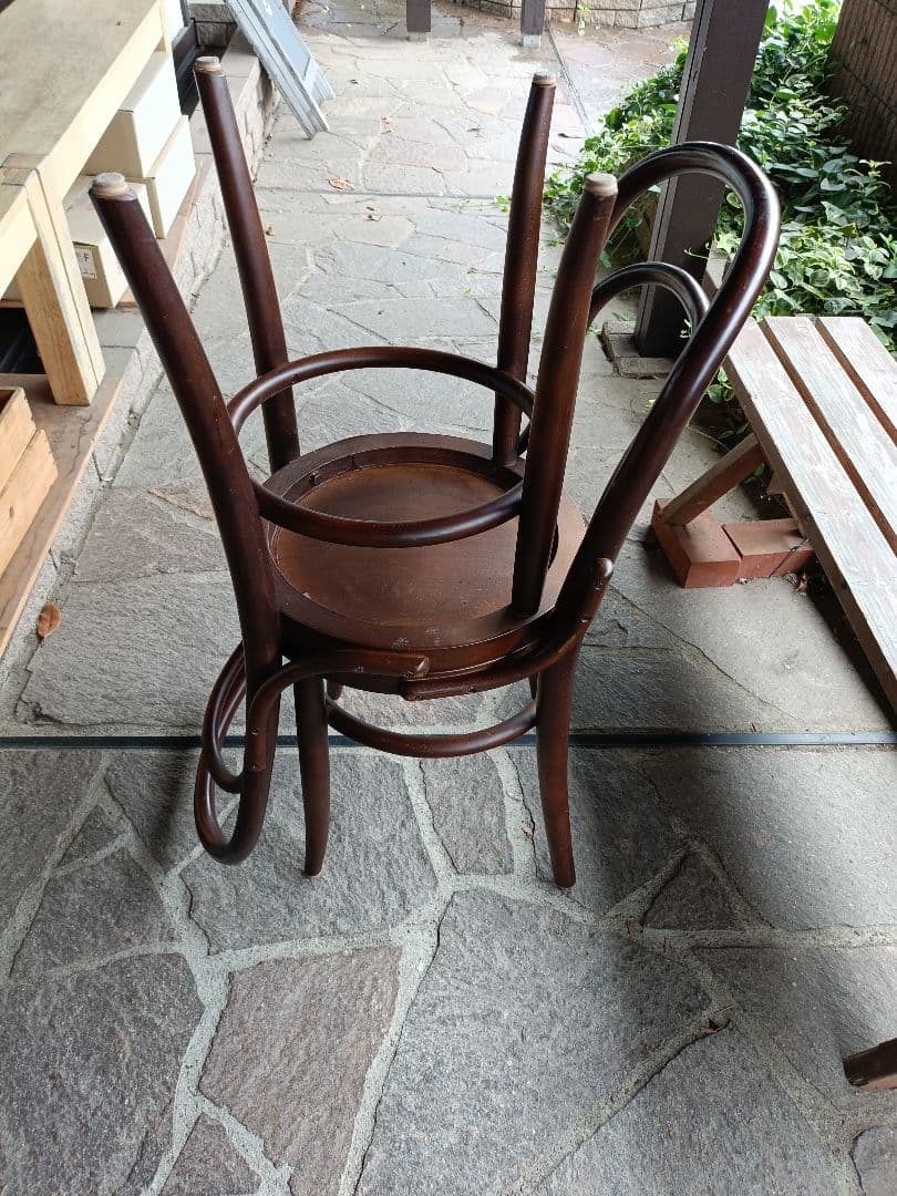 引取限定　AKIMOKU 秋田木工　ベントウッドチェア　曲げ木