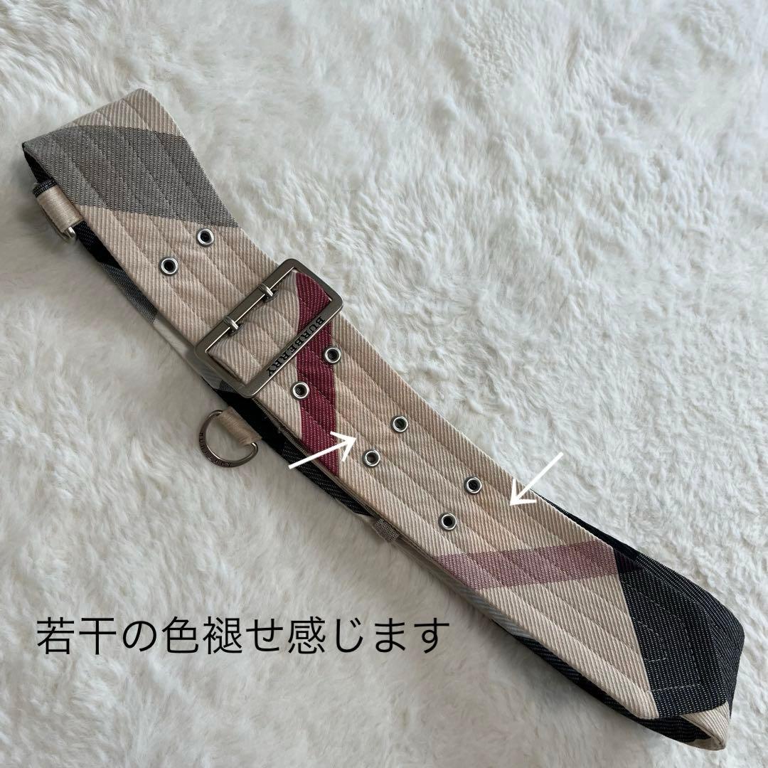 Burberryバーバリーロンドン　ノバ、メガチェック　ワンピース　ベルト付