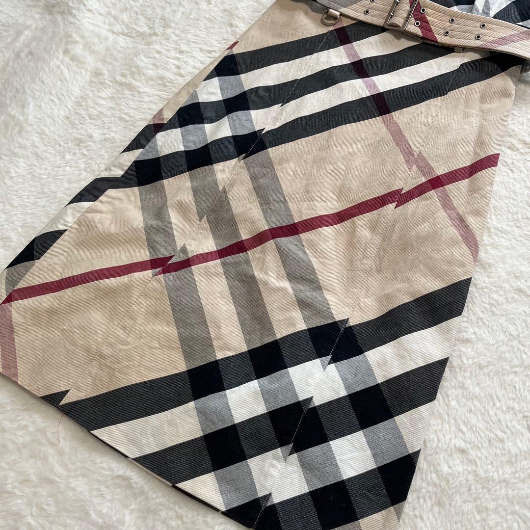 Burberryバーバリーロンドン　ノバ、メガチェック　ワンピース　ベルト付