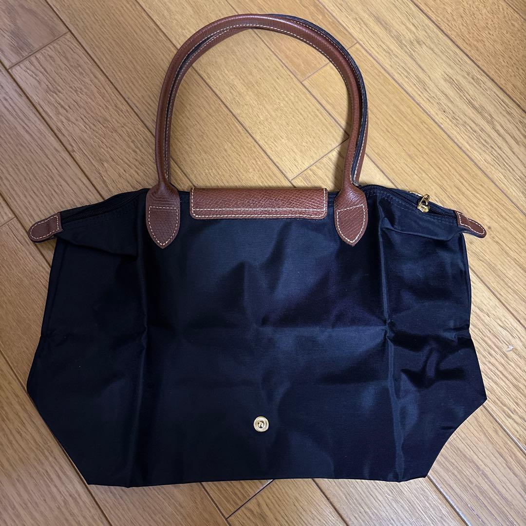 LONGCHAMP トートバッグ ハンドバッグ ナイロン レザー Mサイズ