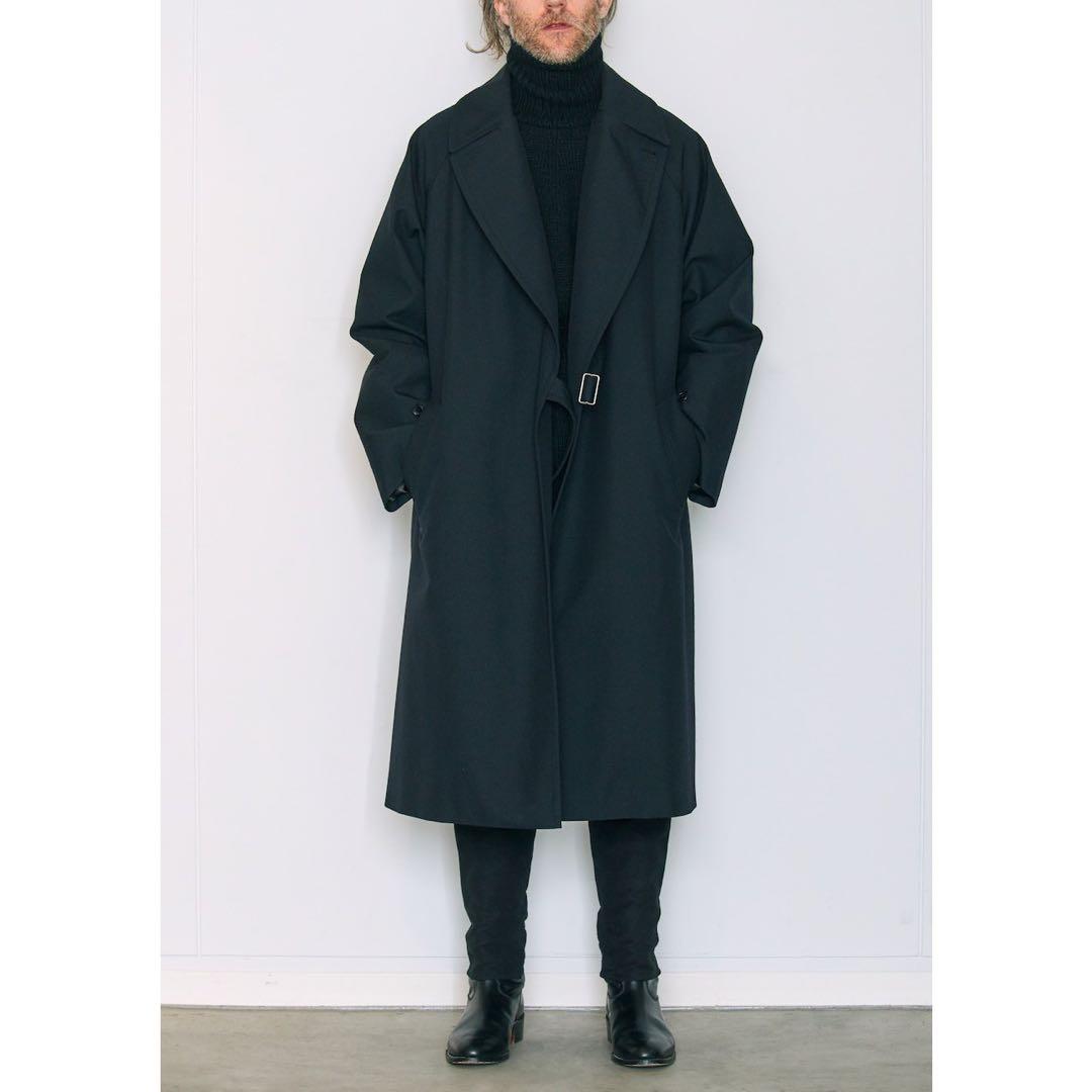 COMOLI 18AW ウールサージタイロッケンコート 【サイズ1】