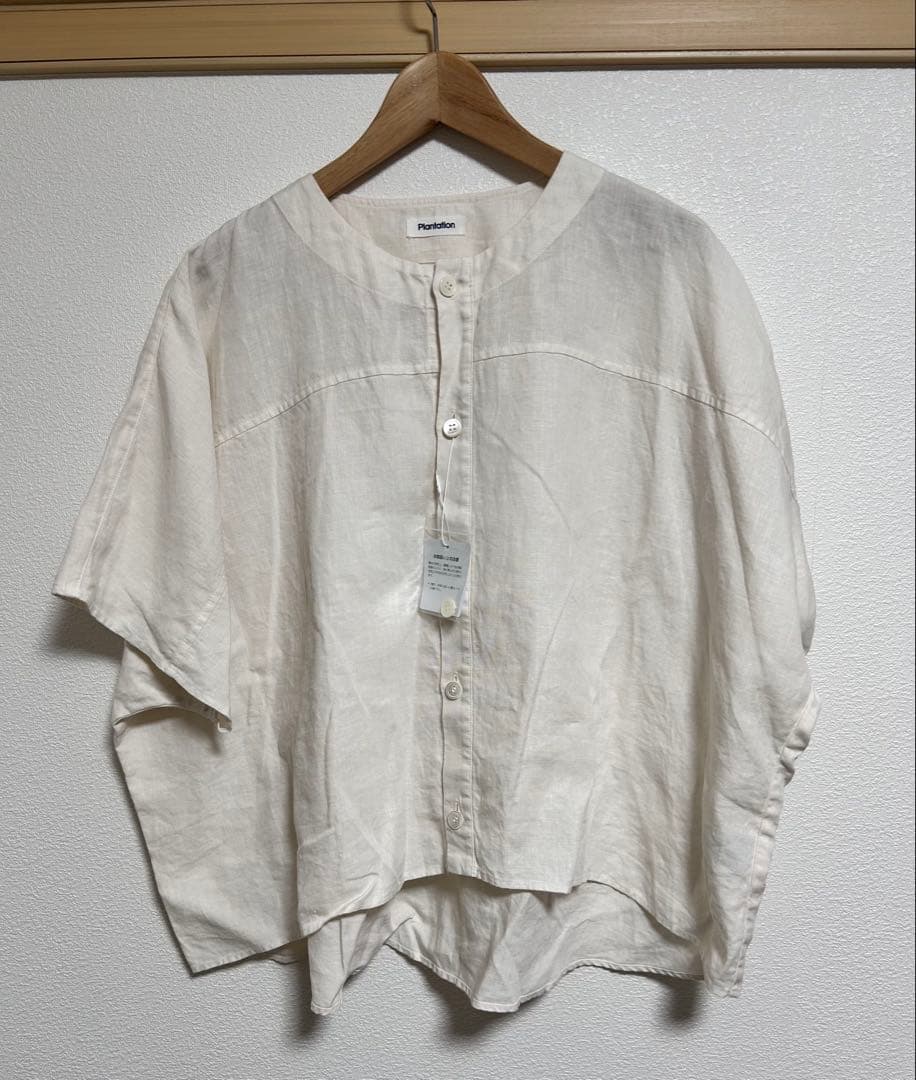 Plantation リネンキャンバス シャツ　プランテーション　zucca