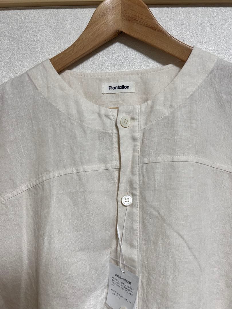 Plantation リネンキャンバス シャツ　プランテーション　zucca