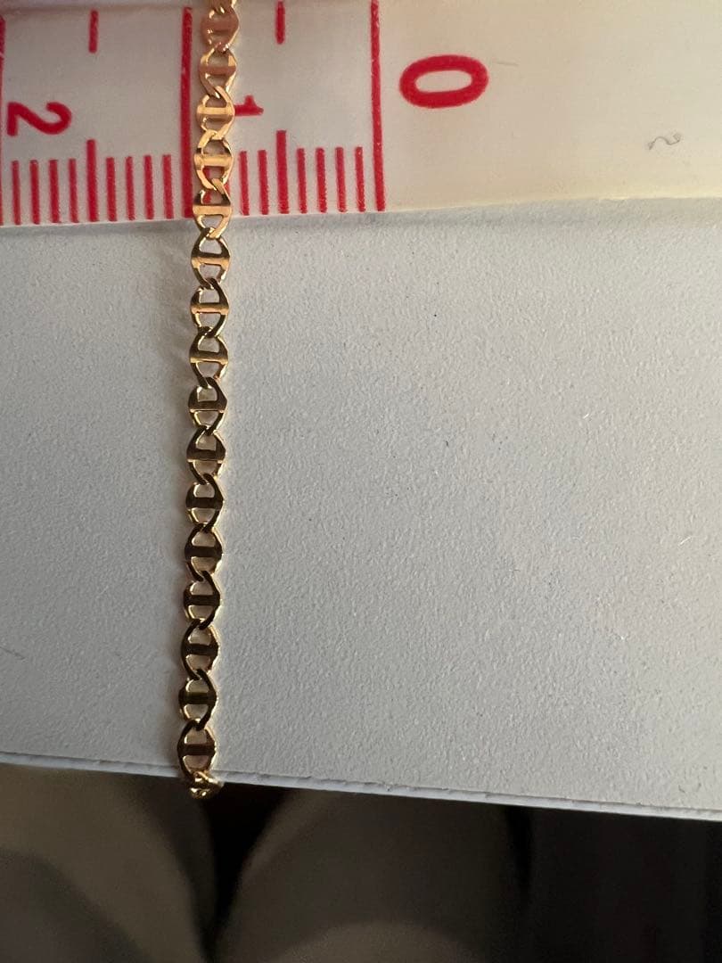 k18 ゴールドチェーン ネックレス アンカーチェーン　エルメス　ホーセンブース